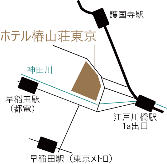 N2クリニックホテル椿山荘東京院 アクセスマップ