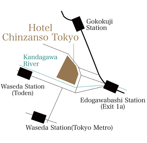 N2Clinic Hotel Chinzanso Tokyo Map
